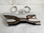 Harley Touring Vance & Hines Power Duals Chrome Exhaust Front Heat Shield D574HC. Fixed Price $135.00.