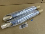 Genuine Harley-davidson Screamin Eagle Ii Dual Slash Out Mufflers 80448-03. Fixed Price $240.00.