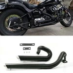 Shortshots Staggered Exhaust Pipes For Yamaha XVS650 Dragstar 400. Fixed Price $137.09.