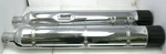 Harley-davidson Cvo 13-16 Touring Chrome Mufflers 64900198/9 & End Caps 65100059. Fixed Price $299.95.
