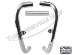 Triumph Daytona T100R 500CC Header Pipes For 69-70 W/cross Pn# 70-9662/63. Fixed Price $516.37.