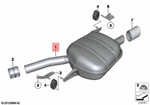 Genuine Bmw F10 535DX Sedan Rear Silencer Right 18308512039. Fixed Price $542.82.
