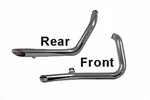 Exhaust Drag Pipe Set Side Slash Style For Harley Davidson By V-twin. Fixed Price $196.40.