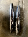 Harley Davidson 2005-LATER Softail Oem Stock Chrome Mufflers 65358-05, 65357-05. Fixed Price $49.99.