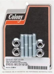 Colony Exhaust Port Stud/nut Kit Zinc-plated #2188-4 Harley Davidson. Fixed Price $20.61.