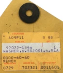 Genuine Kawasaki 92022-1346 Multi Use Washer 6.5 X 1.6 Fits Bayou, Ninja. Fixed Price $6.99.