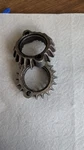 1971 - 78 Honda Exhaust Pipe Header Flange Clamp Collar Muffler. Fixed Price $50.00.