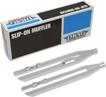 Drag Specialties Slashdown Slip-on Mufflers 1801-1187. Fixed Price $417.25.