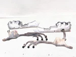 01-05 Honda Goldwing GL1800 Front Left & Right Manifolds With Heat Shields. Fixed Price $201.79.