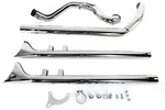 V-twin 30-0677 Chrome True Dual Header & Exhaust With Fishtails Harley Flt 95-06. Fixed Price $470.49.
