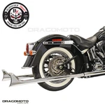 Harley Flstsb 1584 Cross Bones 2008-2011 Full Exhaust Bassani Fishtail Duals .... Fixed Price $2098.12.
