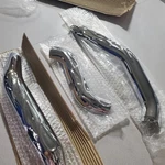 65540-04 Hd Heat Shield Flame Embossed For Touring 1997-08. Fixed Price $129.95.
