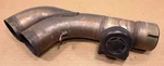Center Y-pipe Exhaust Servo Header Ducati Diavel Carbon Oem 57211562B. Fixed Price $134.99.