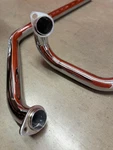 Chrome 3/4'' True Dual Headers Exhaust Pipes Harley Big Twin 1970-1984. Fixed Price $150.50.
