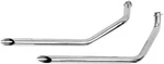 Paughco 2.0" Staggered Dual Drag Pipes 40" Long Slash Cut Chrome (730E2IN40). Fixed Price $451.95.