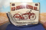 Exhaust Shield Fr "genuine" Indian Take-off Fits Roadmaster Chieftain Q4. Fixed Price $169.20.