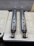 Oem Harley 95-16 Touring Chrome Exhaust Muffler Pipes 65538-09, 65846-10A. Fixed Price $87.50.