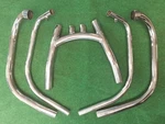 Full Exhaust Pipe System Including Collector Box For Triumph T160V 1974 Uk Made. Fixed Price $347.91.