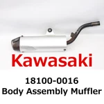 New Kawasaki Genuine Body Assembly Muffler 18100-0016 Direct From Japan. Fixed Price $183.99.