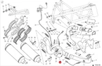 Ducati Exhaust Mid Section Pipe 57013142A. Fixed Price $810.23.