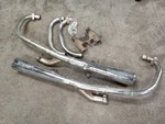 1982 Suzuki GS850G GS850L Chrome Exhaust Headers Muffler Pipes Set. Fixed Price $250.00.