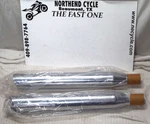 Harley Dyna Fat Bob Fxdf Upper Lower Exhaust Muffler Pipe 64705-08 64987-08. Fixed Price $107.98.