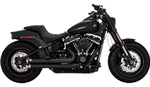 Vance & Hines 47339 Black Big Shot Staggered '86-'17 Harley Softail Fxst Flst. Fixed Price $1298.08.