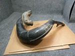 89 Ktm 250 Mx Oem Exhaust Pipe Chamber Manifold Muffler. Fixed Price $174.99.