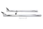 Indian Straight Fishtail Set Chrome Fits Harley Davidson V-twin 30-3049. Fixed Price $266.59.