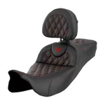 Saddlemen Road Sofa Standard W Backrest - Red Stitch. Fixed Price $850.00.