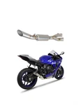 2015-2026 Yamaha Yzf R1 Oem Exhaust Header + Dominator. Fixed Price $350.00.