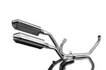 Suzuki SV650 Delkevic Full Stainless 2-2 Exhaust Tri-oval 13" Mufflers 98-02. Fixed Price $590.99.