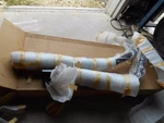 Mac Black Staggered Duals Exhaust Taper Tip Mufflers Harley Davidson 84-94 Fxst. Fixed Price $199.95.