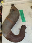 1997 Yamaha Vmax 500 Xt 8CJ Exhaust Pipe Expansion Chamber System. Fixed Price $98.00.