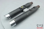 2008 Harley Softail Cobra 3" Slip On Exhaust Muffler Pipe Set Black Slash #3905. Fixed Price $175.00.