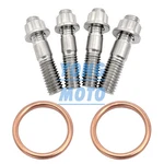 Exhaust Stud Titanium Head Pipe Gasket Upgrade Kit For Honda Sportrax XR400R. Fixed Price $27.99.