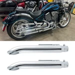 2X 20" Slip-on Motorcycle Exhaust Pipe Muffler For Victory Vegas Jackpot 8 Ball. Fixed Price $109.09.