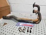 85 86 87 Honda XR600R Exhaust Header Pipe W/gaurd & Joint Collar. Fixed Price $199.99.