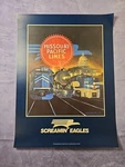 John Winfield "screamin' Eagles" Trains Railroad Art Signed! Poster 18 X 24. Fixed Price $99.00.