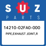 14210-02FA0-000 Suzuki Pipe,exhaust Joint,r 1421002FA0000, New Genuine Oem Part. Fixed Price $806.90.