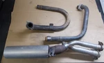 1983-84 Honda Ascot Oem Exhaust Headers & Muffler ((ex/rm). Fixed Price $120.00.