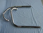 Triumph Exhaust Header Pipe T120 TR6 1963-70 Bonneville Tiger 70-5957 70-5958. Fixed Price $179.95.