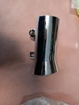 Nos 1987-09 Suzuki Intruder Boulevard 1400 Left Exhaust Pipe Muffler Clamp Cover. Fixed Price $70.00.