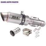 For Suzuki SV650 2003-2015 Mid Exhaust Link Pipe Slip 0N 51MM Muffler Silencer. Fixed Price $49.99.