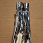 Oem Harley Davidson Exhaust Pipes 65151-01 Chrome Factory Muffler. Fixed Price $139.99.