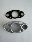 Triumph Exhaust Pipe Heat Shield Tail Cover Guard Tip Silver T2203849-MJ Daytona. Fixed Price $120.00.