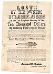 Pennsylvania Rush Lost!! By The Owners Of Steam Boilers 1870. Fixed Price $330.00.