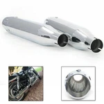Chrome 3" Slip Ons Exhaust Pipes Mufflers For Harley Sportster Xl 883 1200 14-22. Fixed Price $109.99.