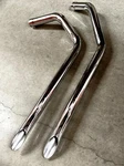Chrome 1-3/4" Drag Pipes Harley Sportster Ironhead Xl 883 900 1000 1957-1985. Fixed Price $89.50.