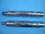 2017-24 Harley Cvo Touring Electra Street Glide Chrome / Exhaust Mufflers. Fixed Price $129.99.